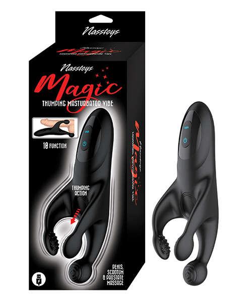 Magic Thumping Masturbator - Black