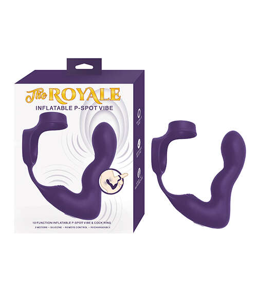 The Royale Inflatable P-Spot Vibe - Purple