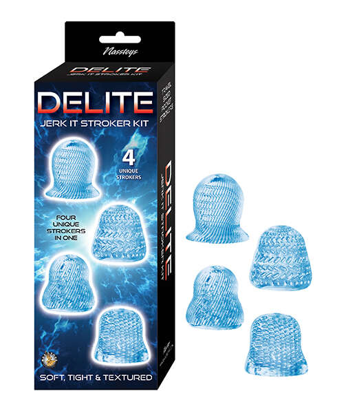 Delite Jerk It Stroker Kit - Blue