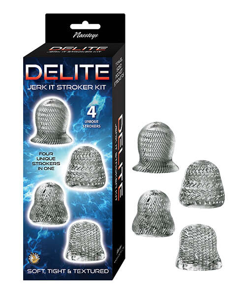 Delite Jerk It Stroker Kit - Smoke