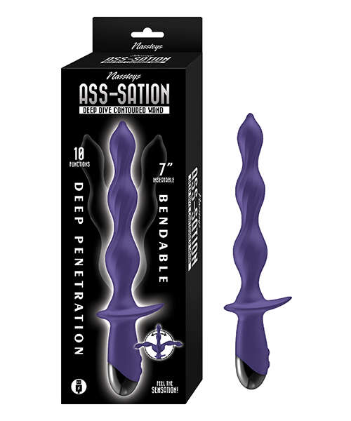 Ass-Station Deep Dive Contoured Wand - Purple
