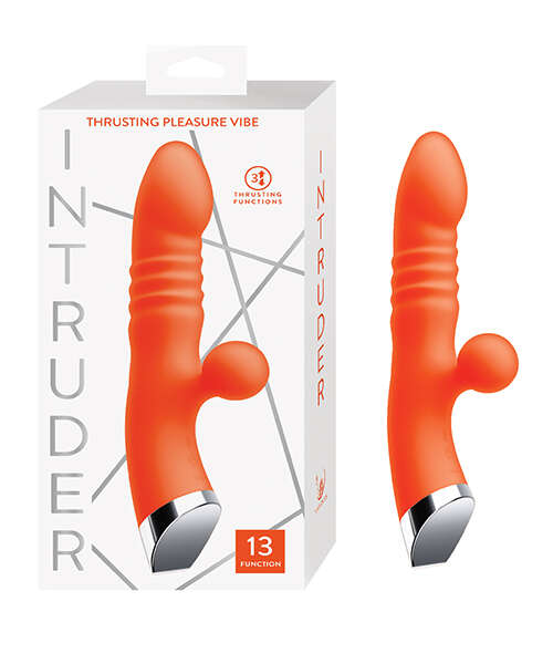 Nasstoys Intruder Thrusting Pleasure Vibe - Tangerine