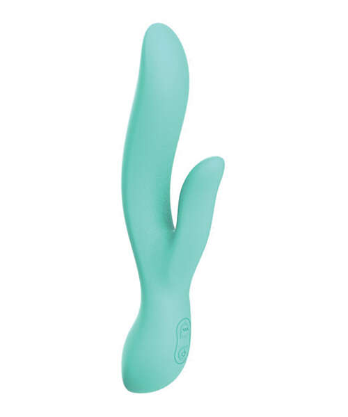 Wild Pop Vibe Molly Rabbit Dual Vibrator - Aqua
