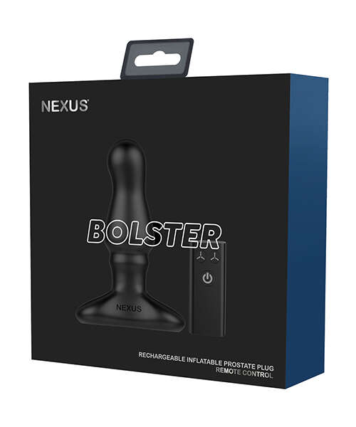 Nexus Bolster Butt Plug w/Inflatable Tip - Black