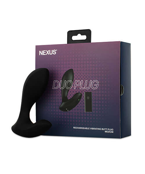 Nexus DUO Plug Medium - Vibrating Butt Plug w/Remote Control