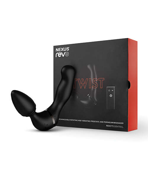 Nexus Revo Twist Rotating & Vibrating Massager - Black
