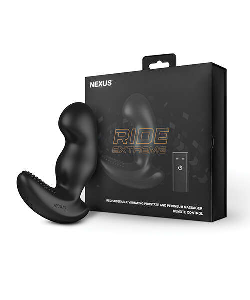 Nexus Ride Extreme Vibrating Prostate & Perineum Massager - Black