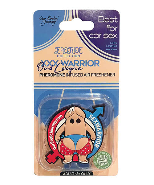 EroRide XXX Warrior Pheromone Infused Air Freshener - Oud Cologne