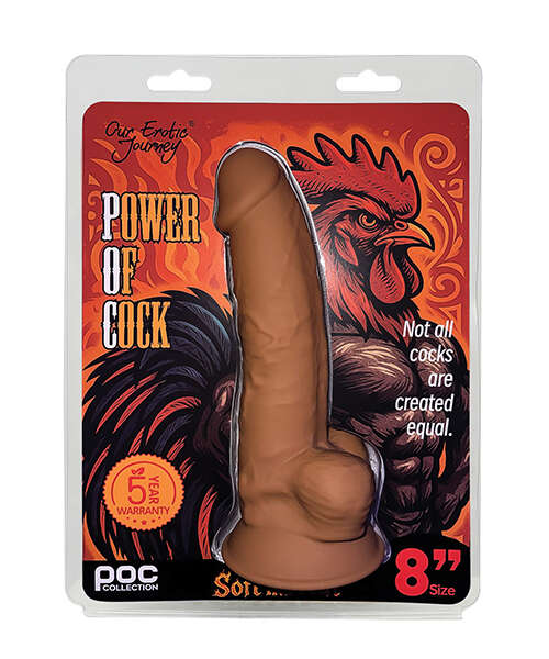 Power of Cock 8" Dildo - Tan