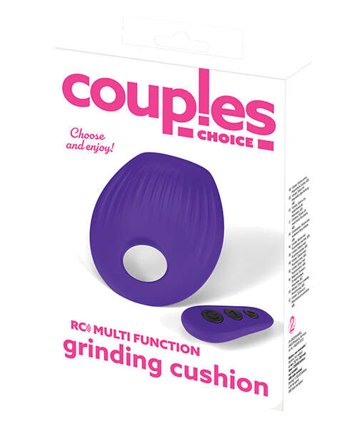 Couples Choice Grinding Cushion w/Cock Ring - Purple
