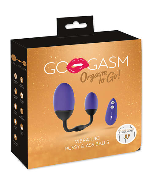 GoGasm Vibrating Pussy & Ass Balls - Purple