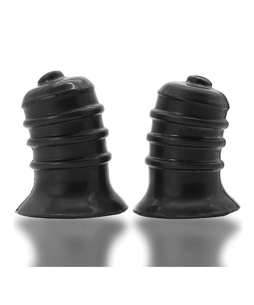 Oxballs Ribnibs Curved Springy-Ribbed Nip Suckers - Special Edition Night