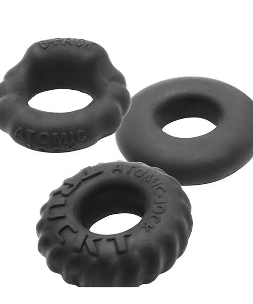Oxballs Bonemaker Boner Cock Ring Kit Pack of 3 - Special Edition Night