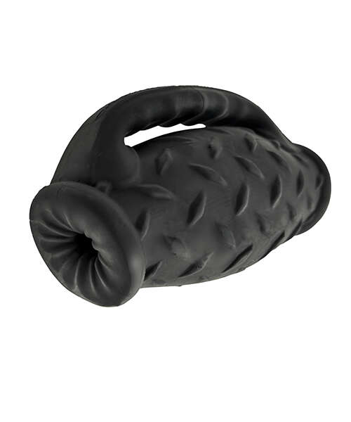 Oxballs MasterJack Double Penetration Stroker - Jo Black Ice