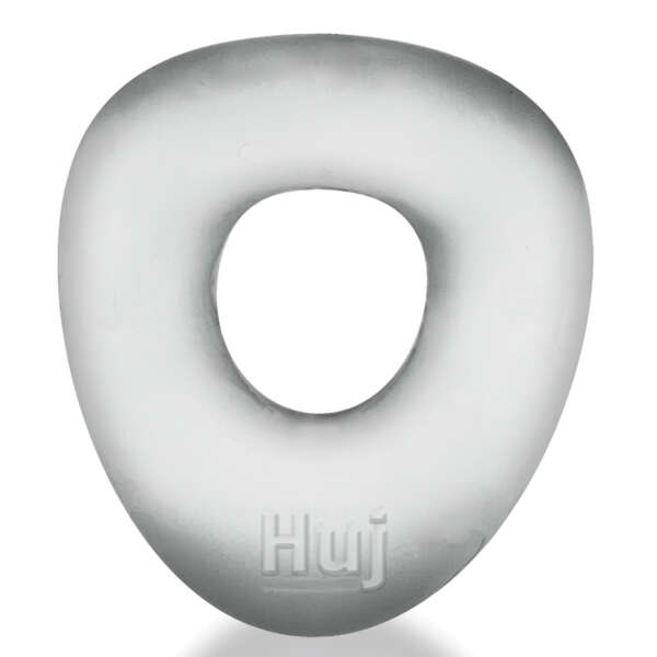 Hunky Junk Form Cock Ring - Clear Ice