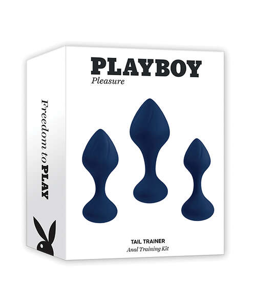Playboy Pleasure Tail Trainer Anal Training Kit - Navy