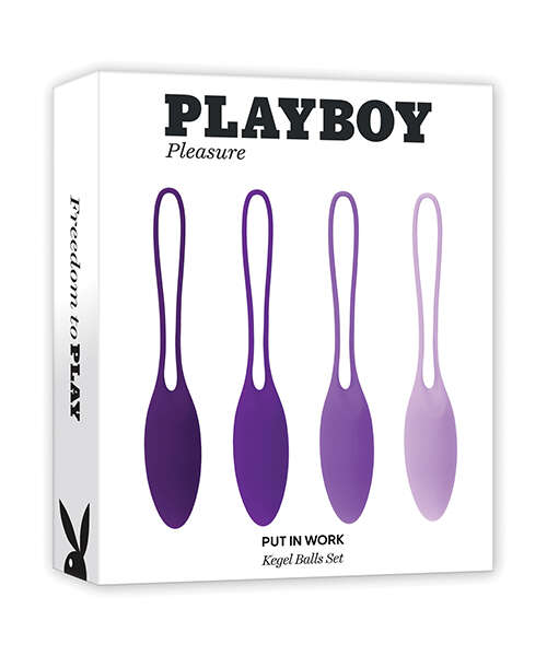 Playboy Pleasure Put In Work Kegel Set - Acai/Ombre