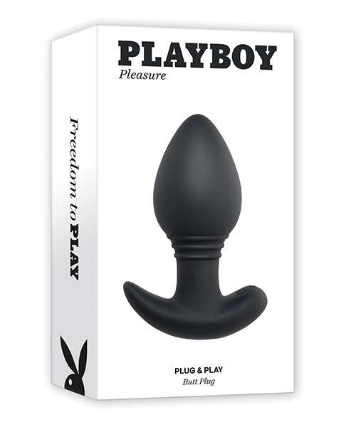 Playboy Pleasure Plug & Play Butt Plug - Navy