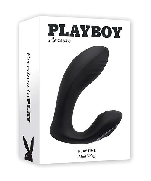 Playboy Pleasure Play time Multi Play G-Spot & P-Spot Vibrator - Black