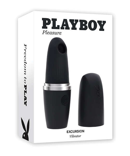 Playboy Pleasures Excursion Clitoral Suction Vibe - Black