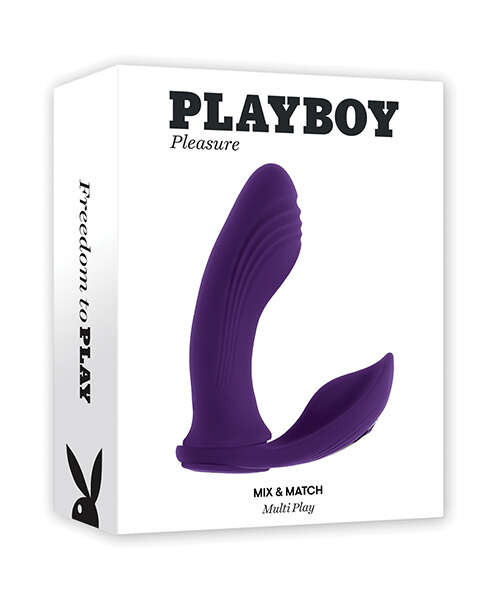 Playboy Pleasure Mix & Match Dual Vibrator - Purple