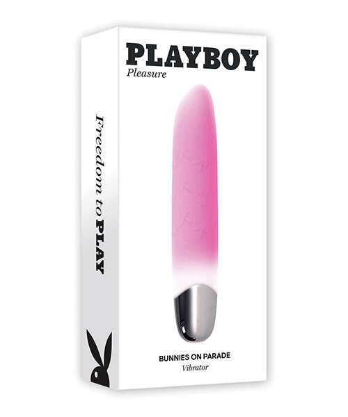 Playboy Pleasure Bunnies on Parade Bullet Vibe - Pink/White