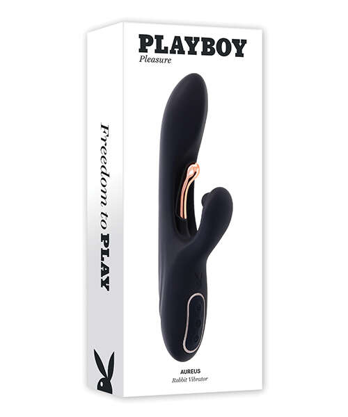 Playboy Pleasure Aureus Dual G-Spot Vibrator - Black