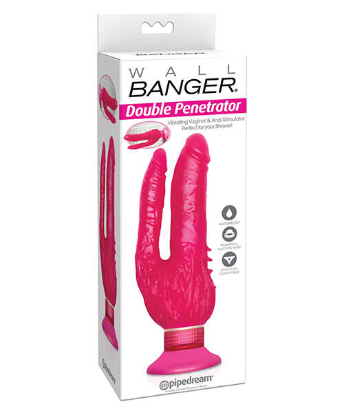 Wall Bangers Double Penetrator Waterproof - Pink