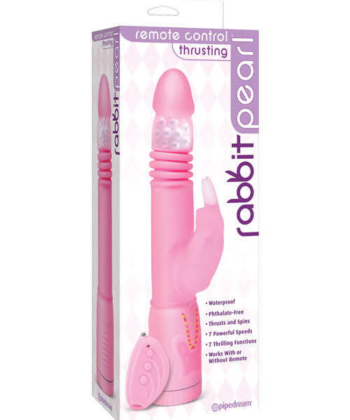 Remote Control Thrusting Rabbit Pearl - Pink