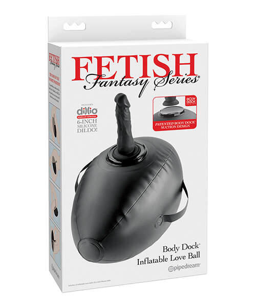 Fetish Fantasy Series Body Dock Inflatable Love Ball - Black