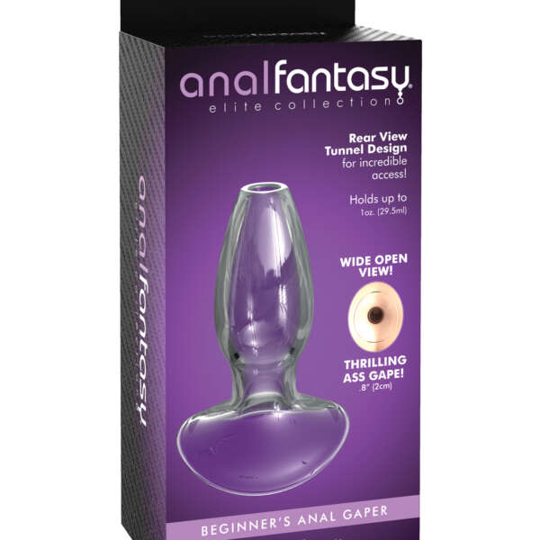 Anal Fantasy Elite Collection Beginners Anal Glass Gaper - Clear