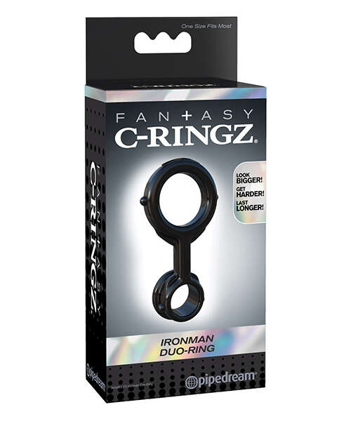 Fantasy C-Ringz Ironman Duo Ring - Black