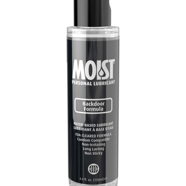 Moist Backdoor Formula Water-Based Personal Lubricant - 4.4 oz