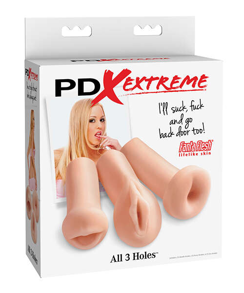 Pipedream Extreme Toyz All 3 Holes Masturbator