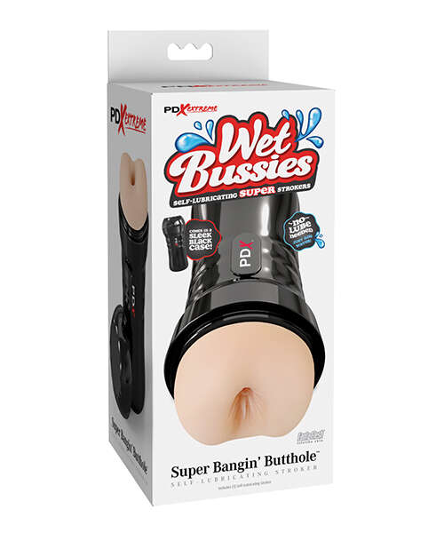 PDX Extreme Wet Bussies Super Bangin' Butthole Stroker - Light