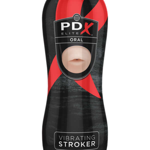 PDX Elite Vibrating Stroker - Oral