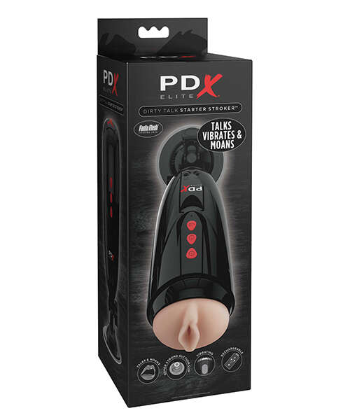 PDX Elite Dirty Talk Starter Stroker