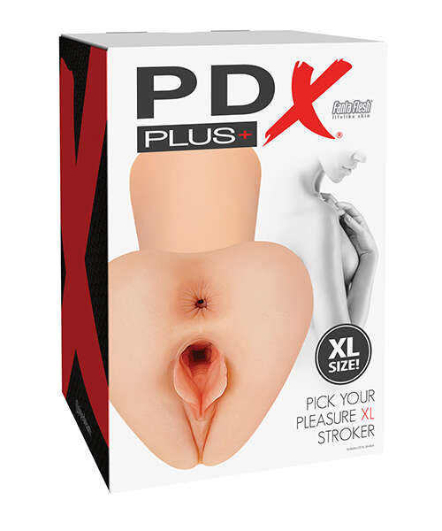 PDX Plus Pick Your Pleasure Pussy Stroker - XL Light