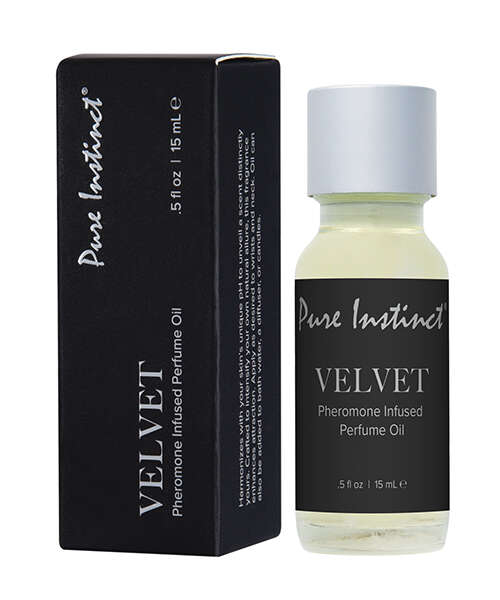 Pure Instinct Pheromone Perfume Oil Velvet - 15 ml Dropper Glass