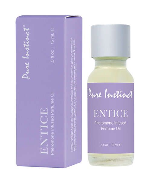 Pure Instinct Pheromone Perfume Oil Entice - 15 ml Dropper Glass
