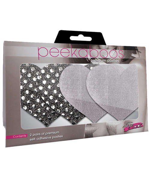 Dark Angel Hearts - Silver Pack of 2