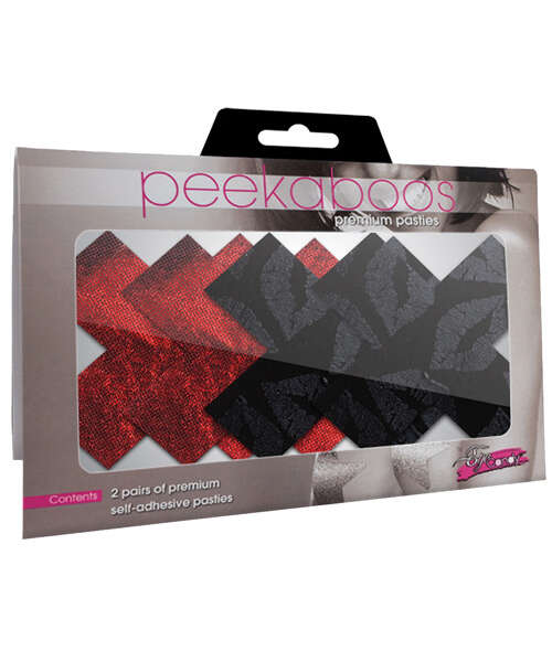 Stolen Kisses Xs - Red & Black Pack of 2
