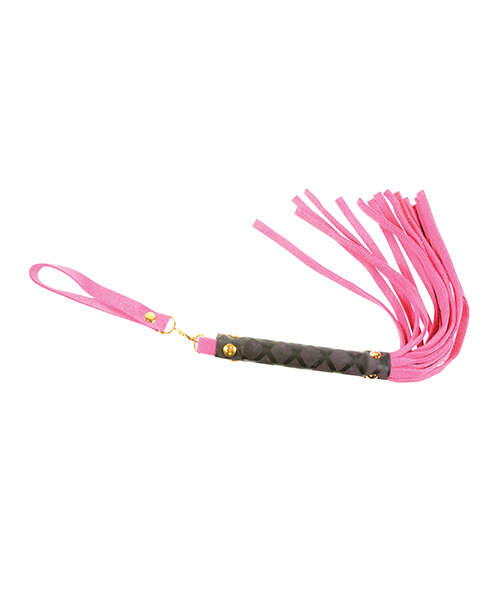 Plesur Mini Leather Flogger - Pink