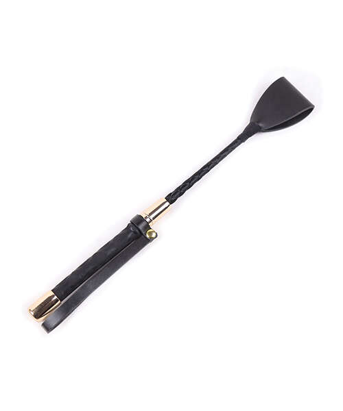 Plesur 12" Riding Crop - Black