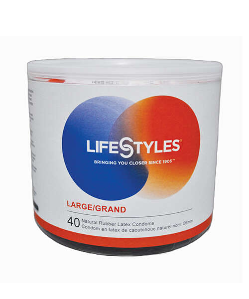 Lifestyles Large Condoms - Bowl of 40