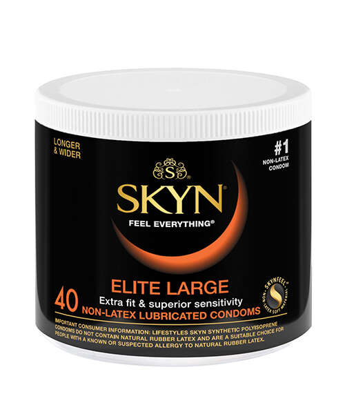 Lifestyles SKYN Elite Large Condoms - Bowl of 40