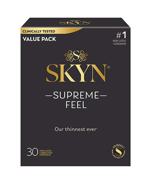Lifestyles SKYN Supreme Feel Condoms - Pack of 30