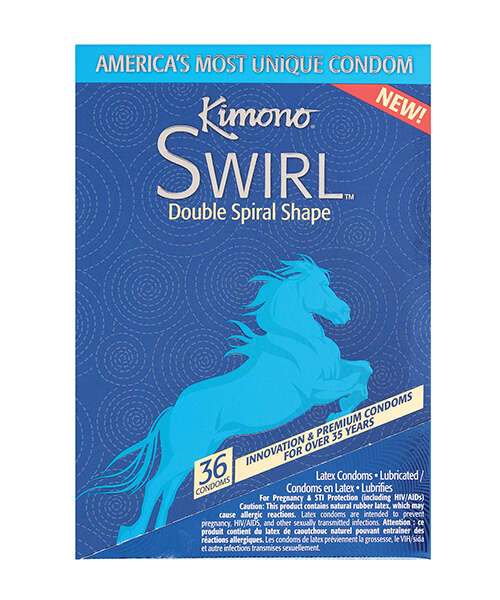 Kimono Swirl Condoms - Pack of 36