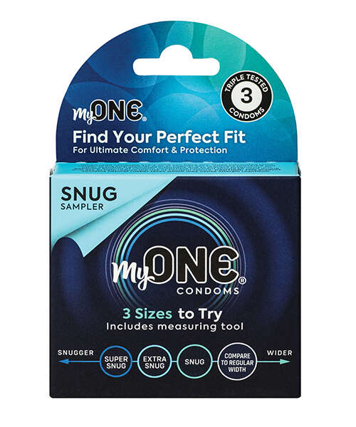My One Snug Sampler Condoms - Pack of 3