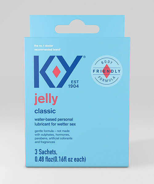 K-Y Water Based Jelly Lube - Pack of 3 Satchet
